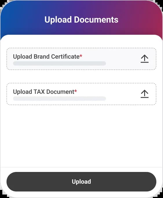 Supplier Onboarding and Activations