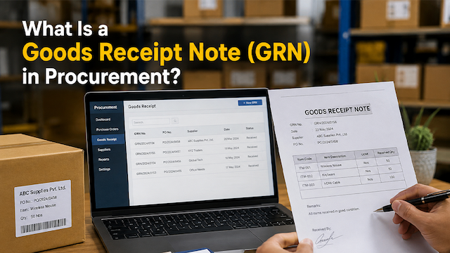 What Is a Goods Receipt Note (GRN) in Procurement and How Does It Work?