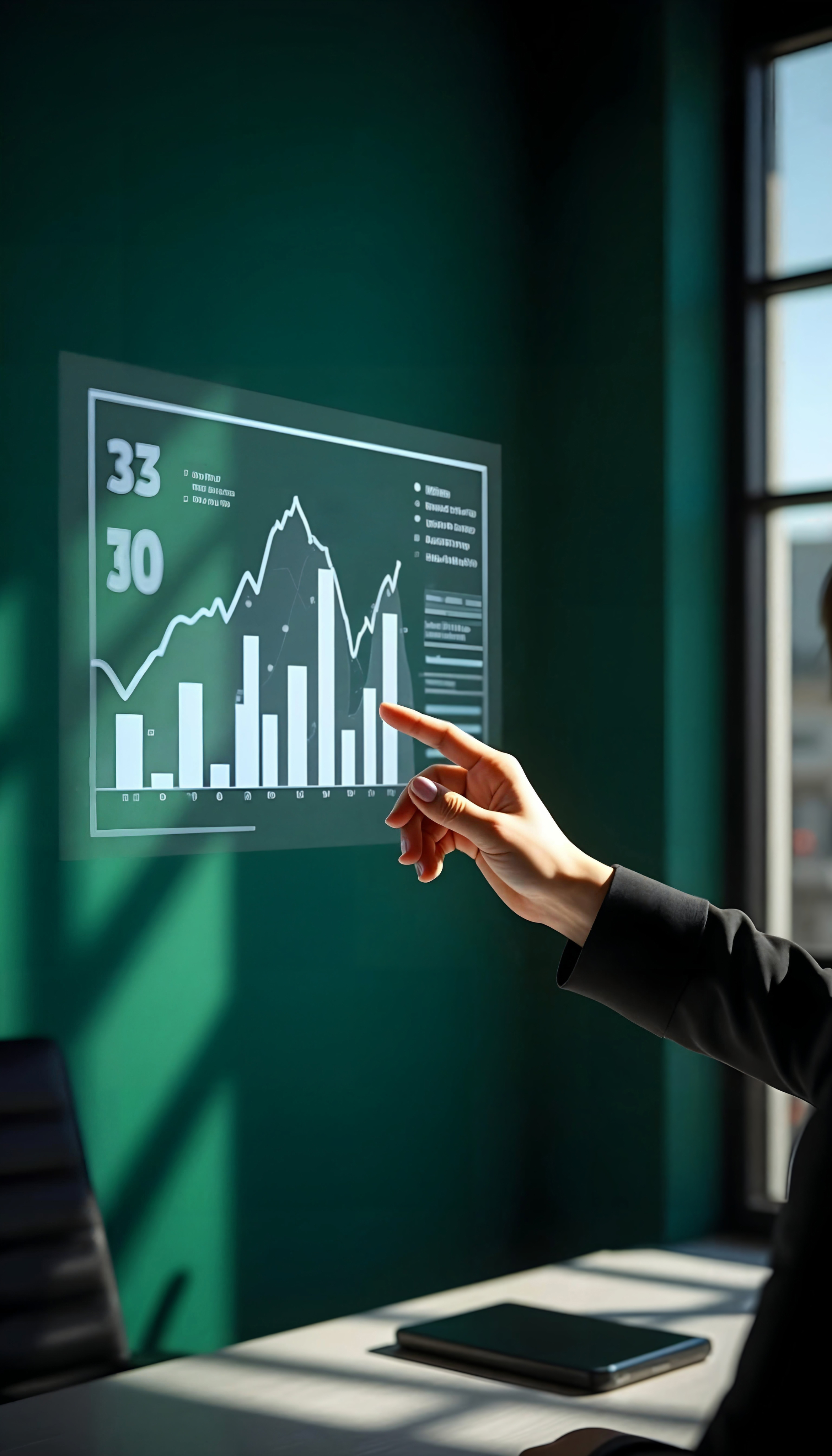 Real-time sales track